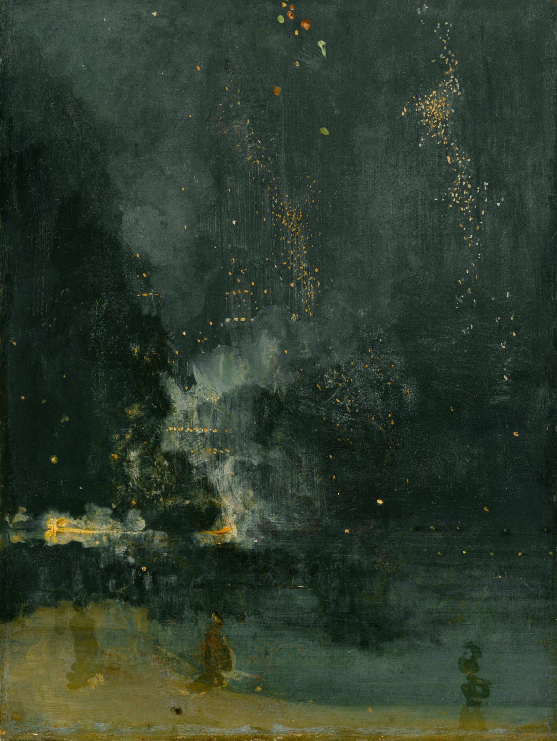 Whistler Nocturne in black and gold scaled