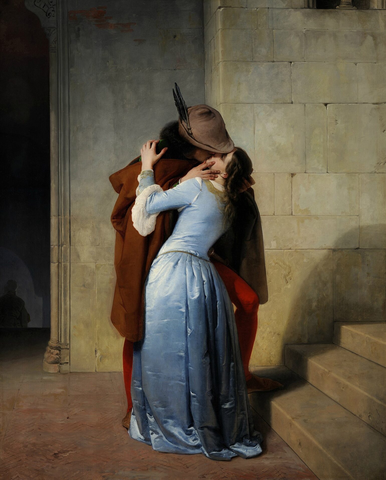 1734px-El Beso (Pinacoteca de Brera, Milán, 1859).